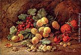 Vincent Clare Strawberries, Cherries, Gooseberries And Red And White Currants painting